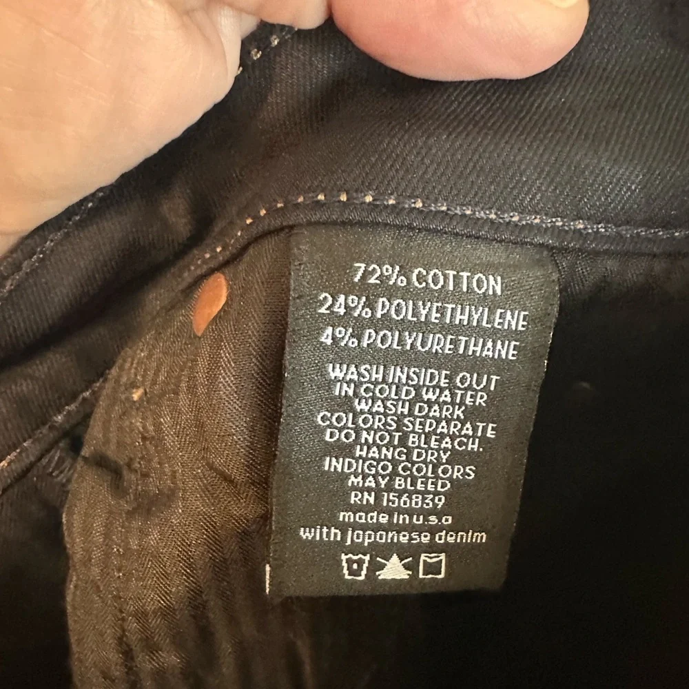 Monfrere Men’s Brando Slim Jeans‎ In Indigo Dark Wash Size 29x31